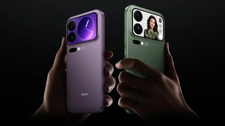 نمایشگر پشتی Xiaomi 18 Pro حالا با AI مینیاپ میسازد نمایشگر پشتی Xiaomi 18 Pro با طراحی جدید