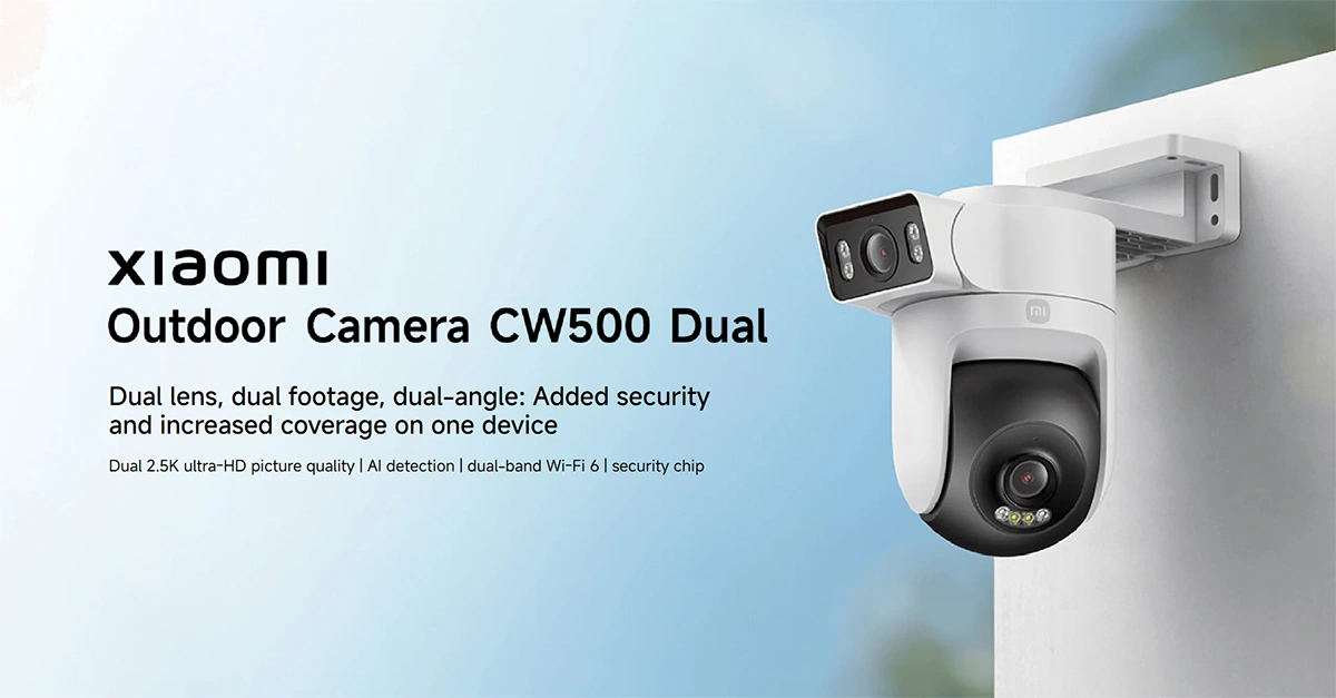 دوربین مداربسته شیائومی مدل Xiaomi Outdoor Camera CW500 Dual دوربین مداربسته شیائومی مدل Xiaomi Outdoor Camera CW500 Dual
