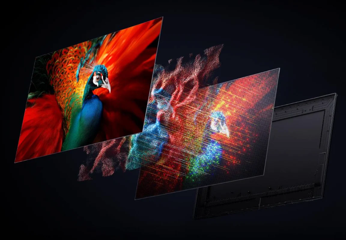 تلویزیون Xiaomi TV S Pro RGB-Mini LED 2027 معرفی شد؛ 5000 نیت و 4K 180Hz فناوری RGB-Mini LED در تلویزیون Xiaomi TV S Pro 2027