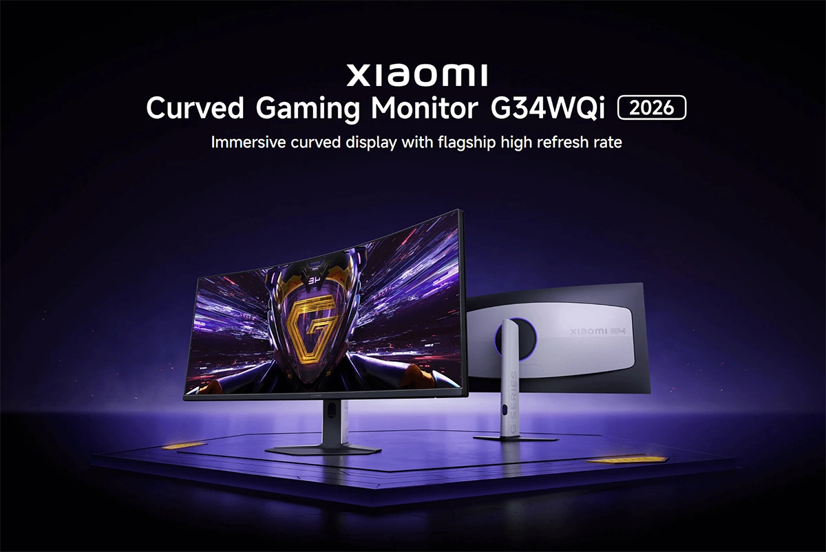 مانیتور 34 اینچ منحنی گیمینگ شیائومی مدل Xiaomi G34WQi 2026 مانیتور 34 اینچ منحنی گیمینگ شیائومی مدل Xiaomi G34WQi 2026