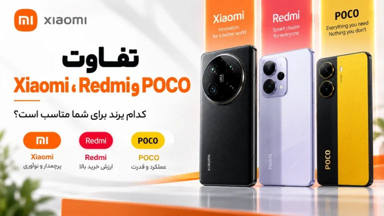 تفاوت Xiaomi، Redmi و POCO؛ کدام برند گوشی برای شما بهتر است؟ تفاوت Xiaomi و Redmi و POCO و مقایسه این 3 خانواده