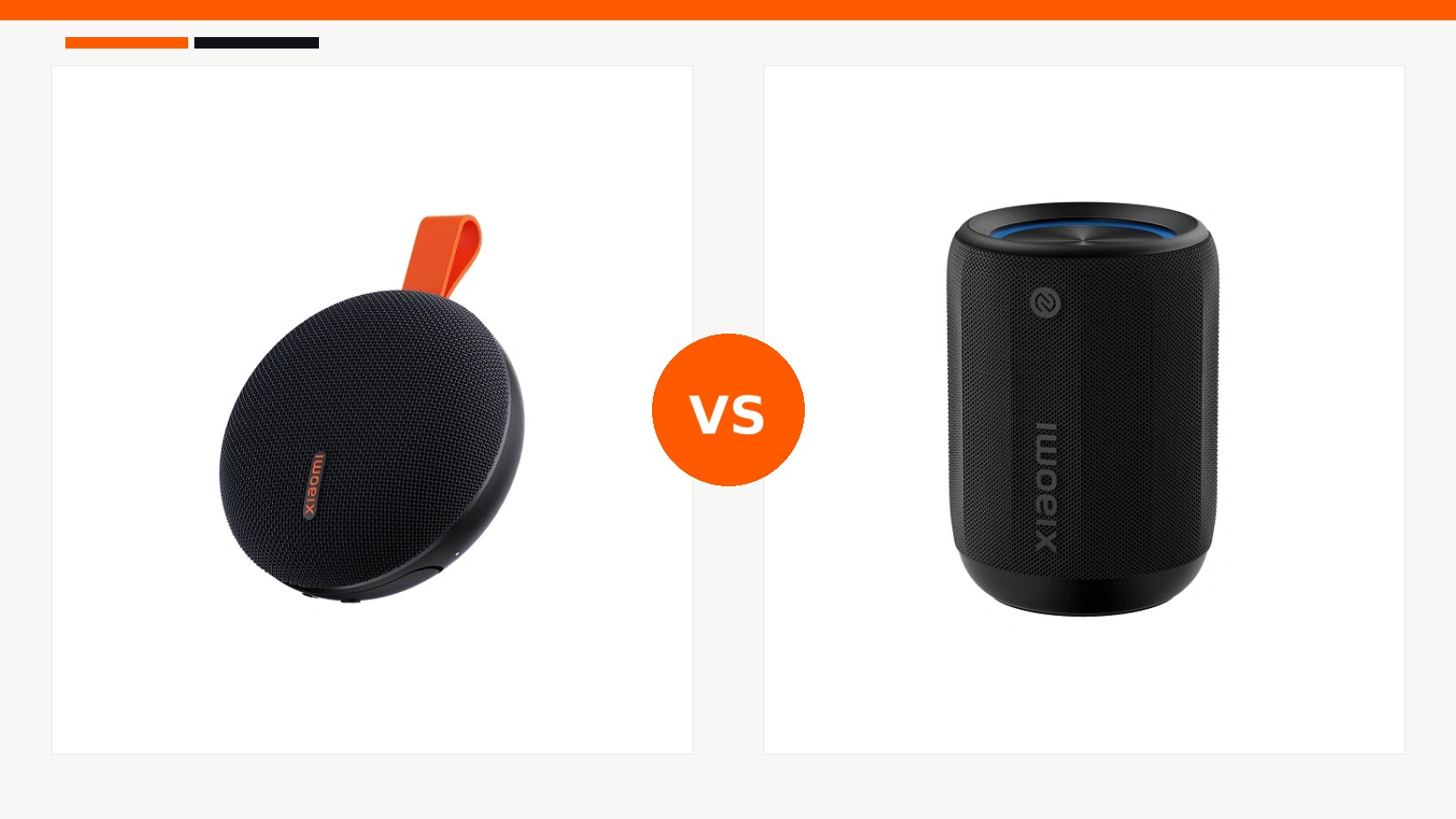 مقایسه اسپیکر شیائومی مدل Xiaomi Bluetooth Speaker Essential و اسپیکر شیائومی مدل Xiaomi Bluetooth Speaker Mini در شیائومی بازار