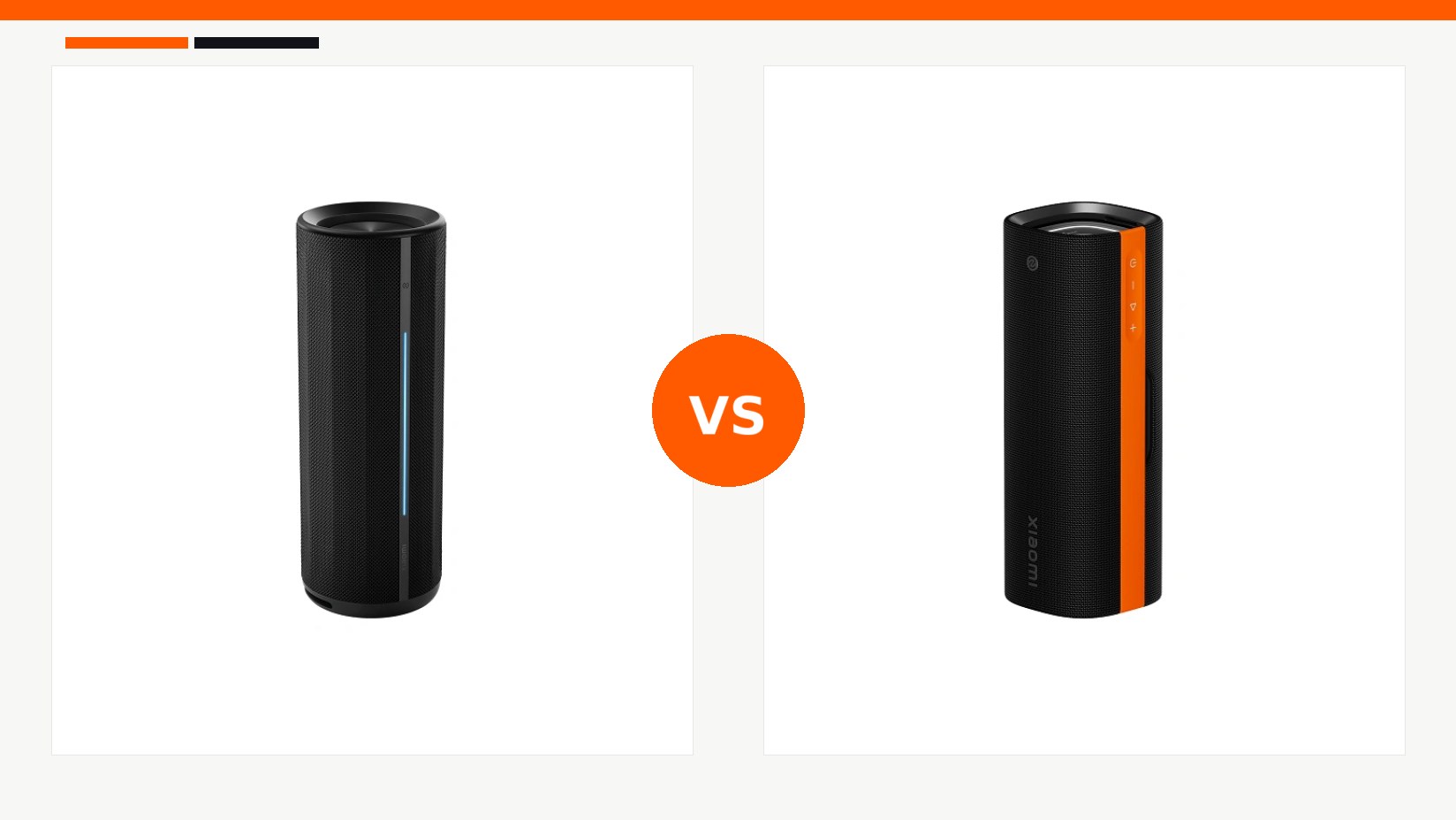 مقایسه اسپیکر شیائومی مدل Xiaomi Bluetooth Speaker و اسپیکر شیائومی مدل Xiaomi Sound Party در شیائومی بازار