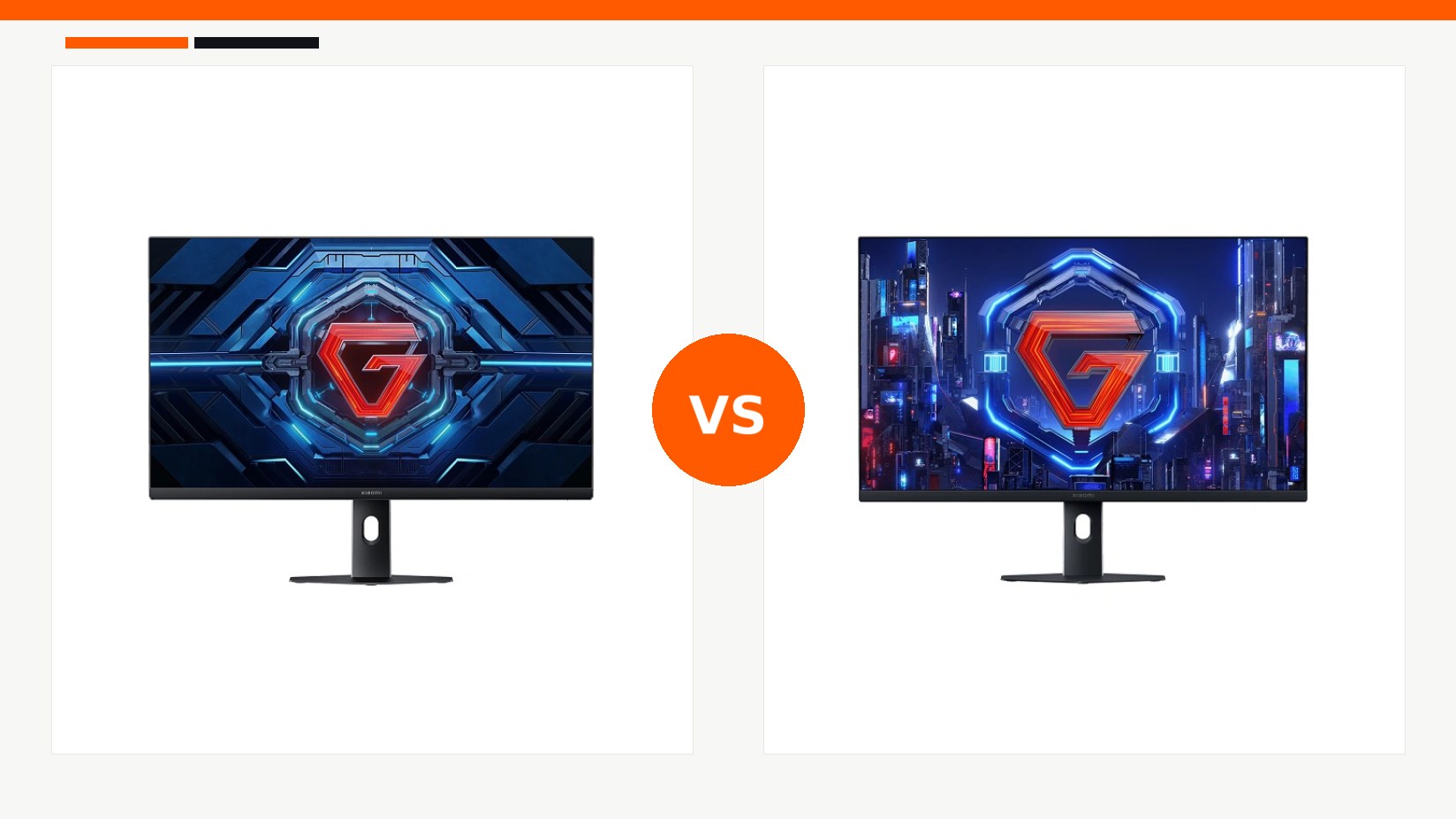 مقایسه مانیتور 27 اینچ گیمینگ شیائومی مدل Xiaomi Gaming Monitor G27i 2026 و مانیتور 27 اینچ گیمینگ 2K شیائومی مدل Xiaomi G27Qi 2026 در شیائومی بازار