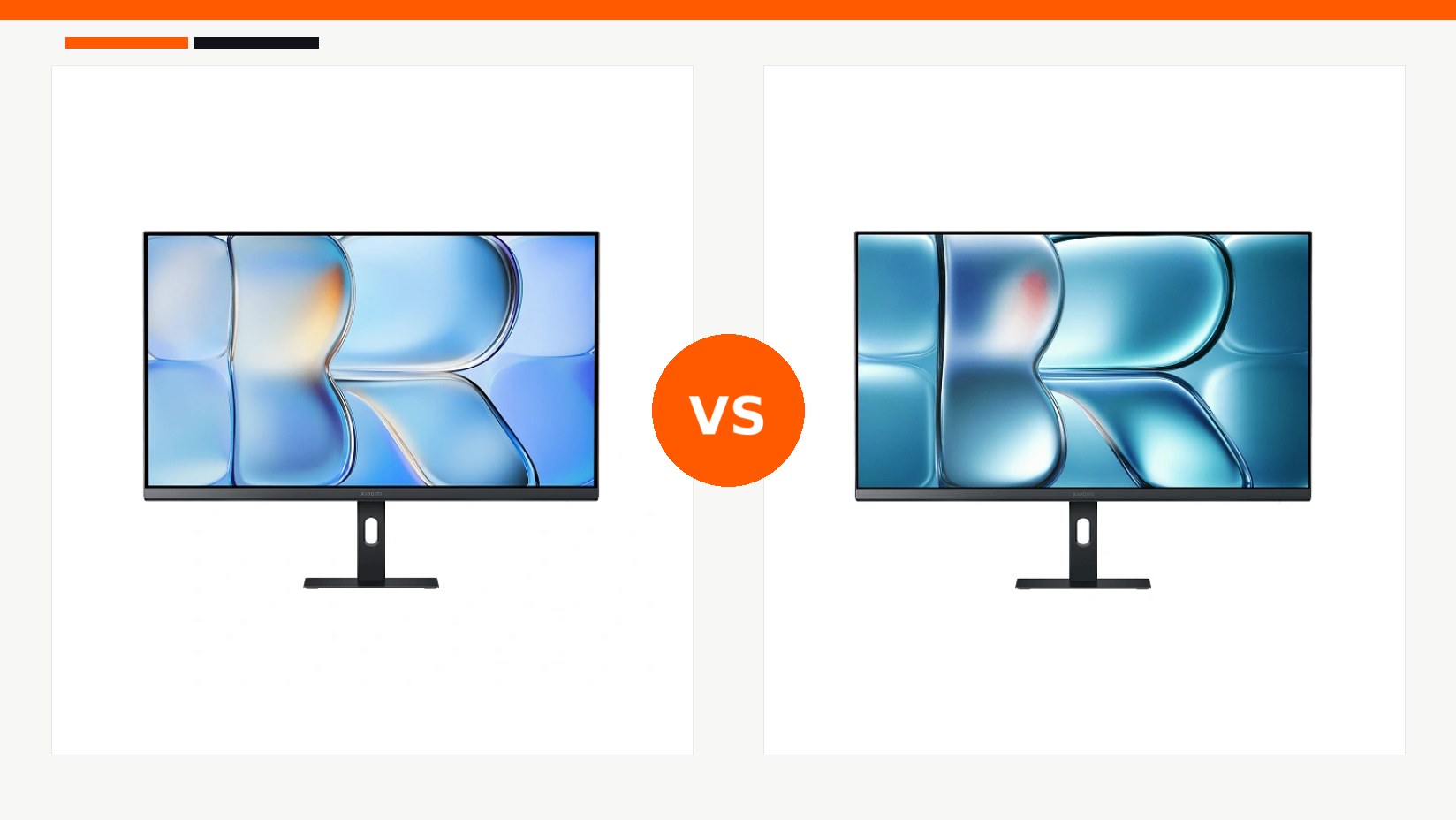 مقایسه مانیتور 27 اینچ شیائومی مدل Xiaomi Monitor A27i 2026 و مانیتور 27 اینچ 2K شیائومی مدل Xiaomi 2K Monitor A27Qi 2026 در شیائومی بازار