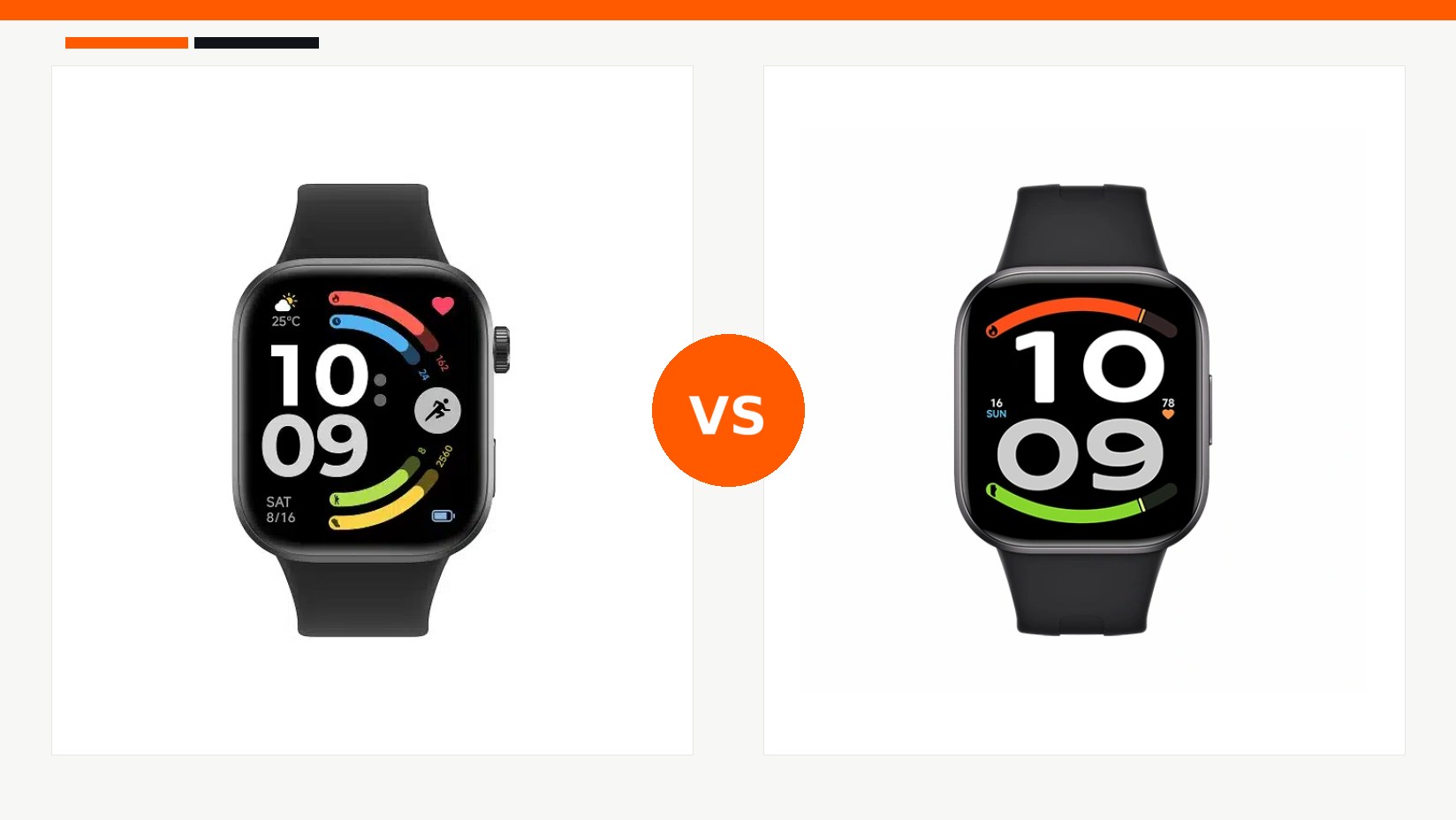 مقایسه ساعت هوشمند شیائومی مدل Xiaomi Redmi Watch 6 و ساعت هوشمند شیائومی Redmi Watch 6 Active در شیائومی بازار
