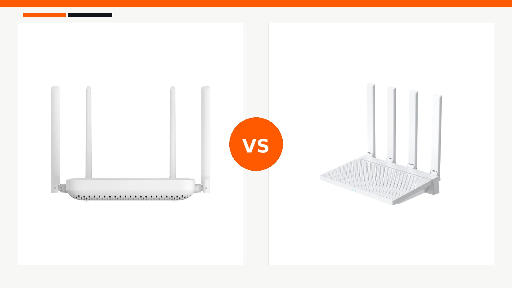مقایسه روتر شیائومی مدل Xiaomi Router AX1500 و روتر شیائومی مدل Xiaomi Router AX3000T در شیائومی بازار