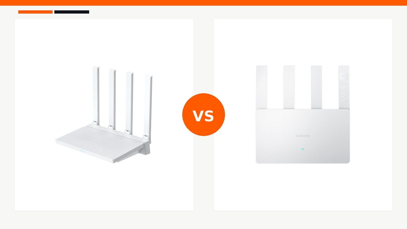 مقایسه روتر شیائومی مدل Xiaomi Router AX3000T و روتر شیائومی مدل Xiaomi Router BE3600 در شیائومی بازار
