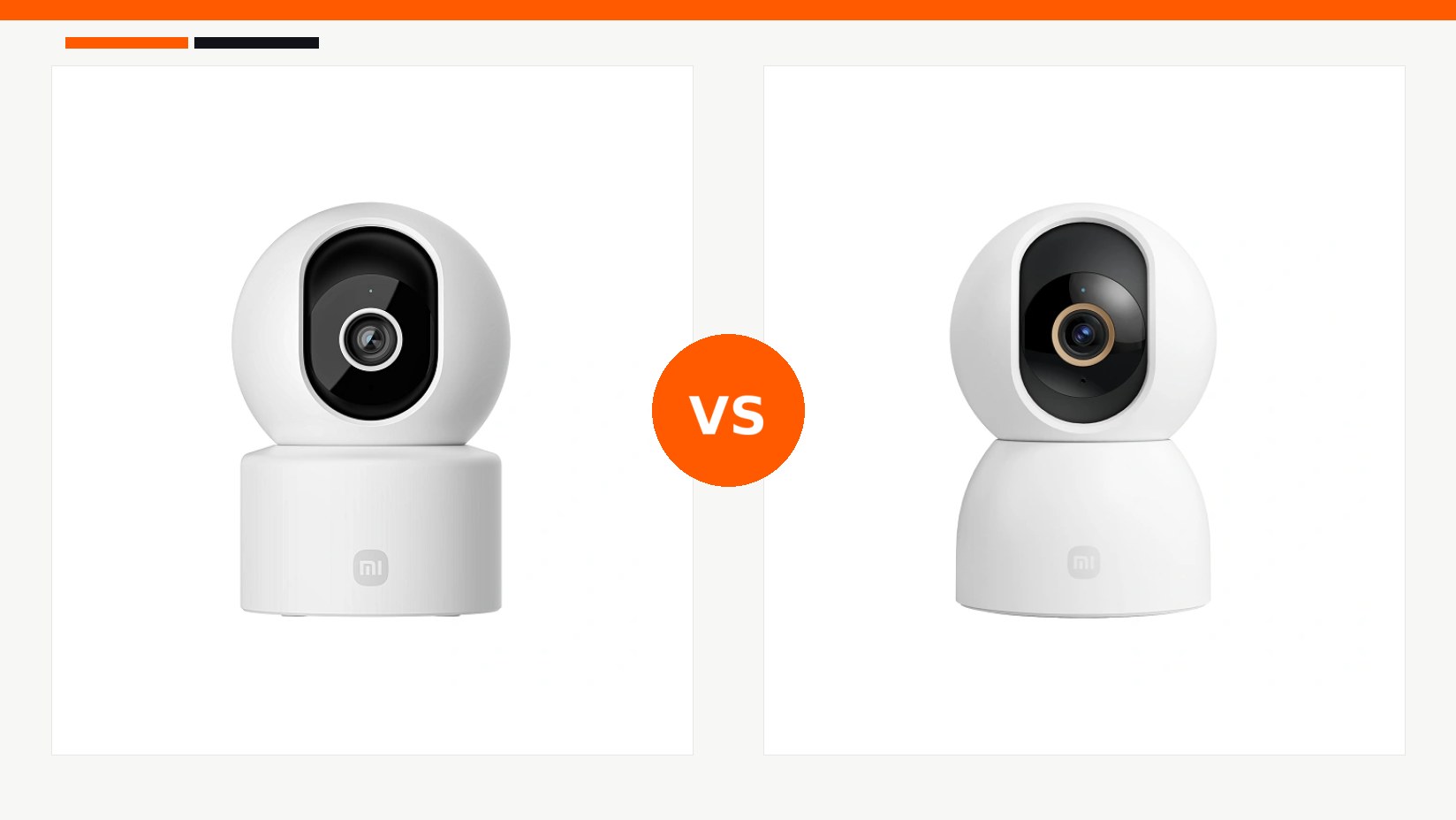 مقایسه دوربین هوشمند شیائومی مدل Xiaomi Smart Camera C302 و دوربین هوشمند شیائومی مدل Xiaomi Smart Camera C500 در شیائومی بازار