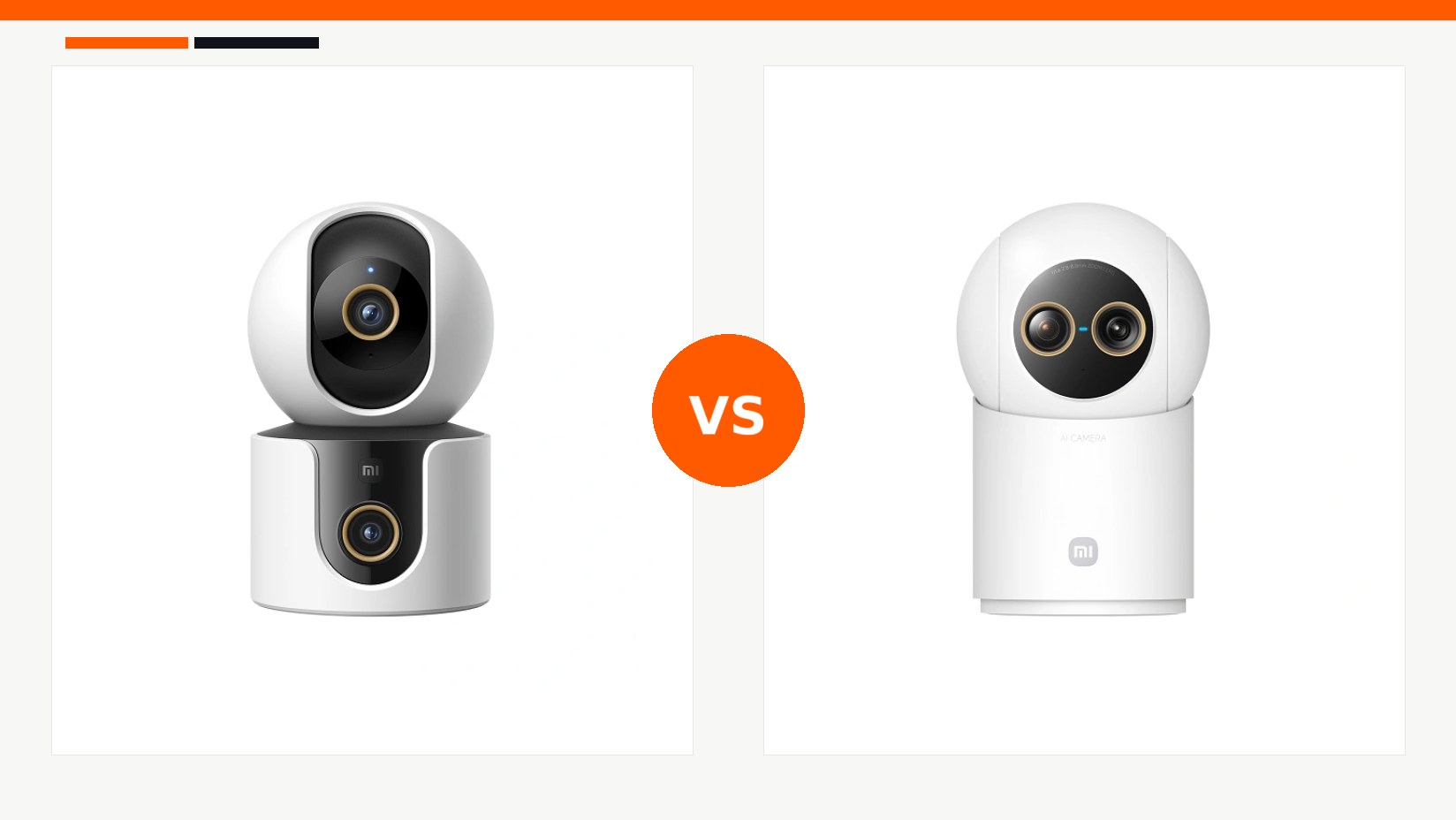 مقایسه دوربین هوشمند شیائومی مدل Xiaomi Smart Camera C500 Dual و دوربین هوشمند شیائومی مدل Xiaomi Smart Camera C701 Pro در شیائومی بازار