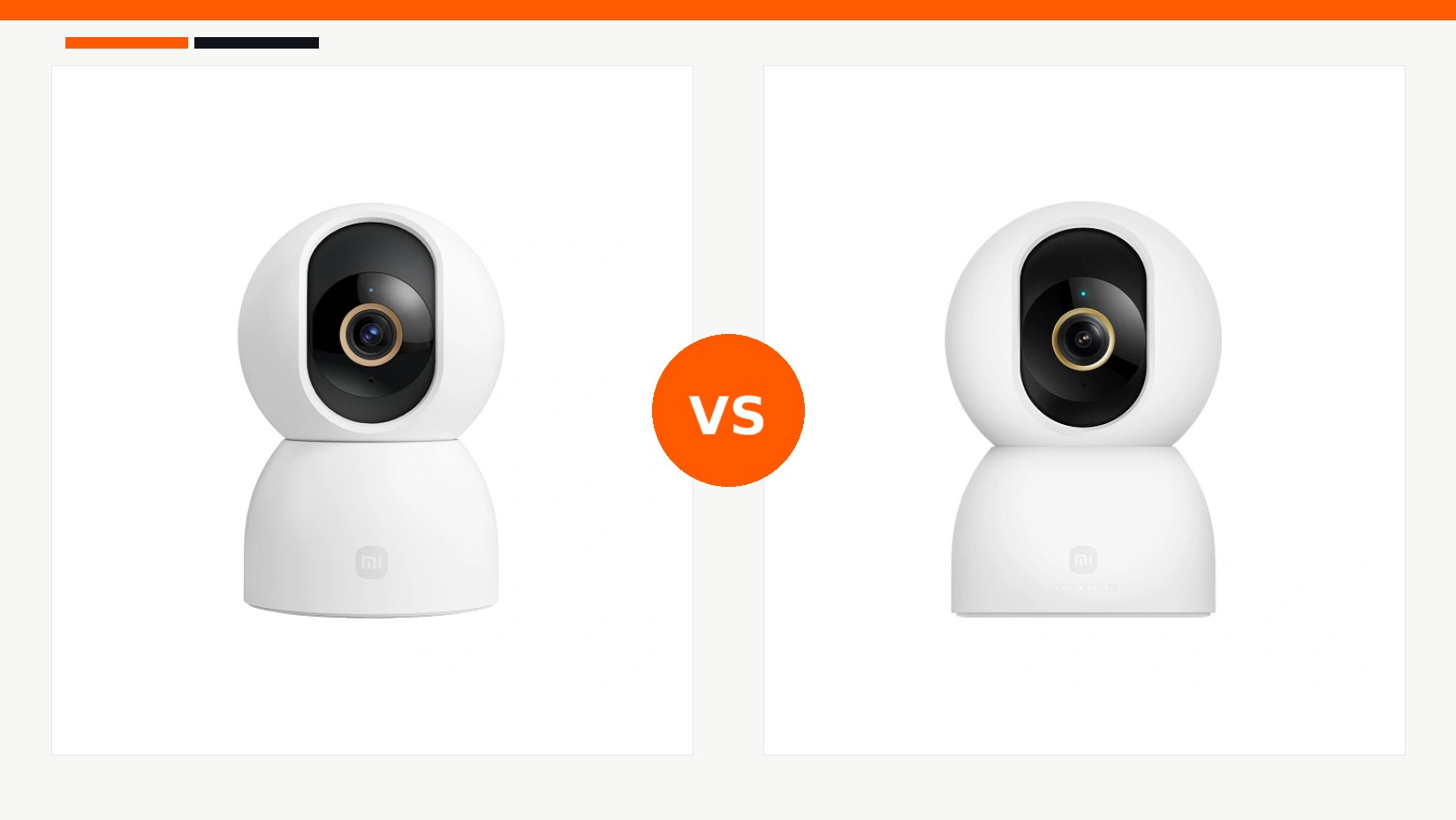 مقایسه دوربین هوشمند شیائومی مدل Xiaomi Smart Camera C500 و دوربین هوشمند شیائومی مدل Xiaomi Smart Camera C701 در شیائومی بازار