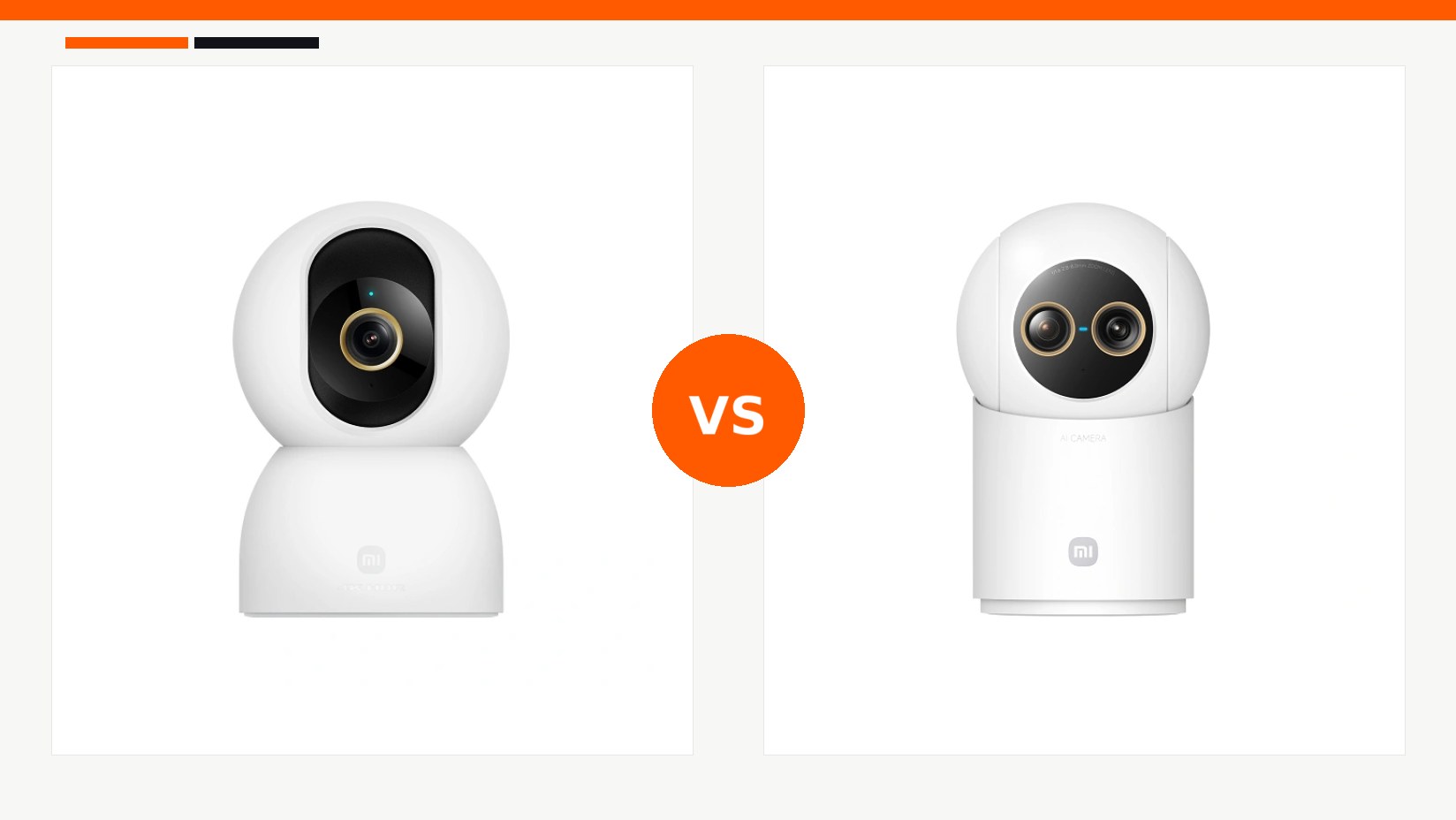 مقایسه دوربین هوشمند شیائومی مدل Xiaomi Smart Camera C701 و دوربین هوشمند شیائومی مدل Xiaomi Smart Camera C701 Pro در شیائومی بازار