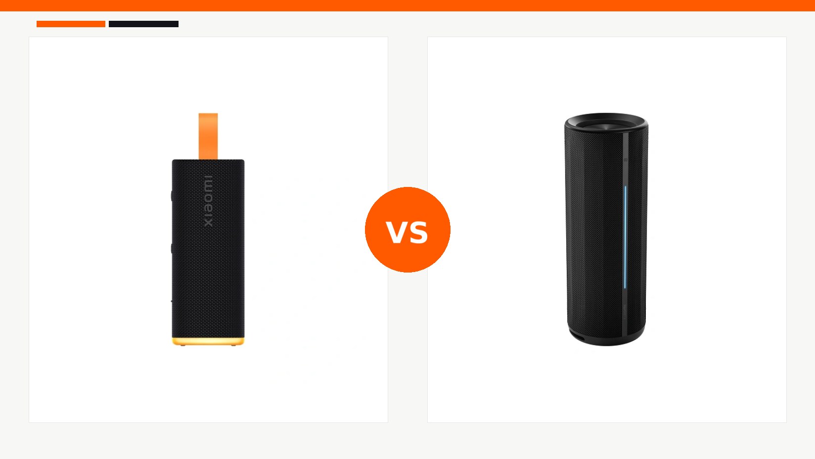 مقایسه اسپیکر شیائومی مدل Xiaomi Sound Play و اسپیکر شیائومی مدل Xiaomi Bluetooth Speaker در شیائومی بازار