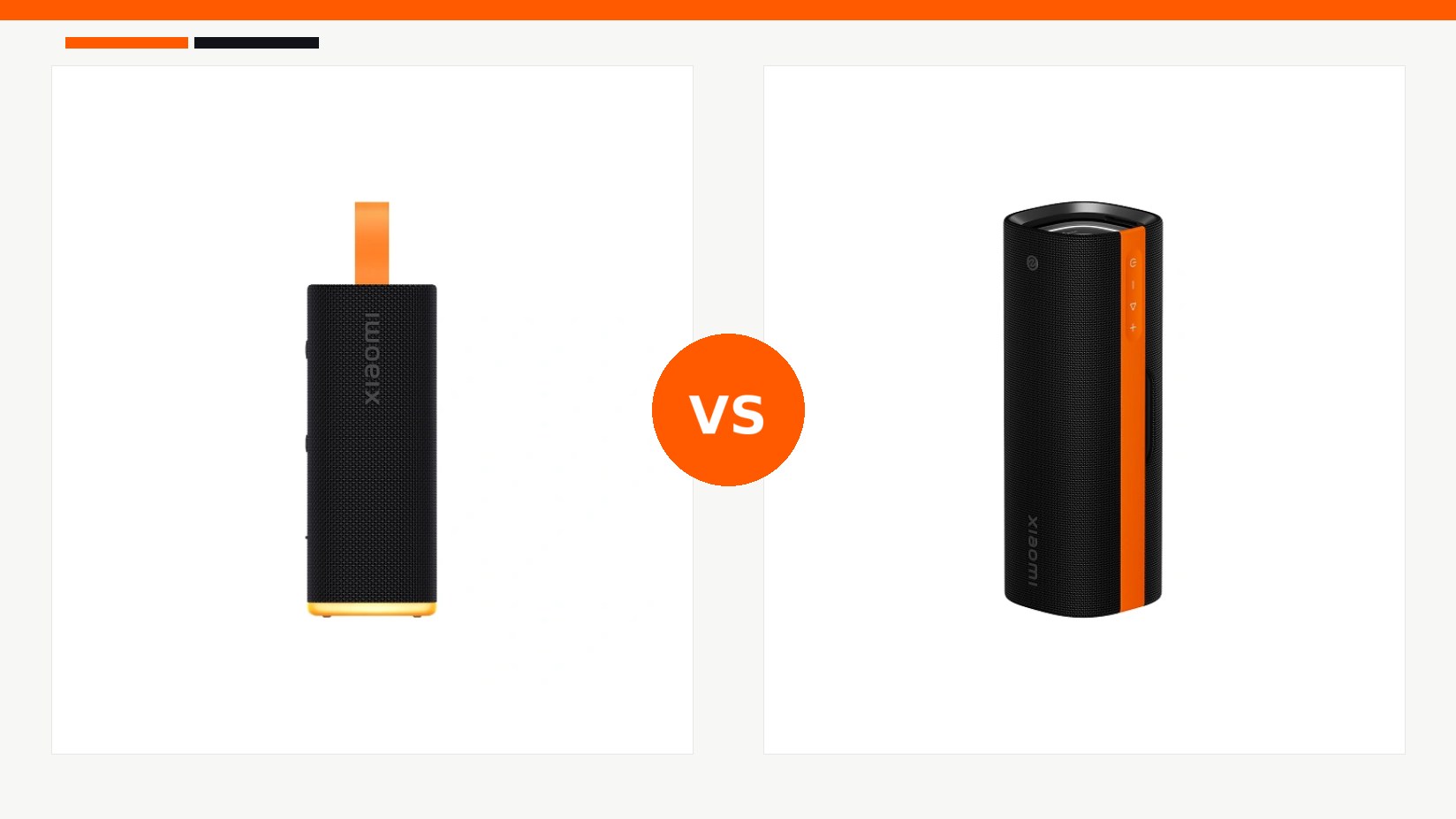 مقایسه اسپیکر شیائومی مدل Xiaomi Sound Play و اسپیکر شیائومی مدل Xiaomi Sound Party در شیائومی بازار