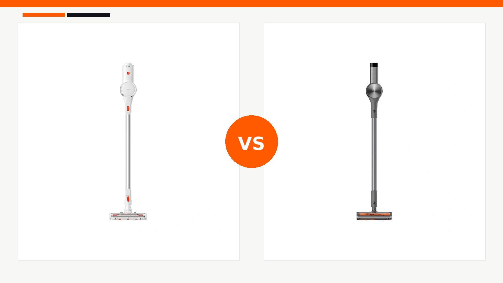 مقایسه جارو شارژی شیائومی مدل Xiaomi Vacuum Cleaner G20 Lite و جارو شارژی شیائومی مدل Xiaomi Vacuum Cleaner G20 Max در شیائومی بازار